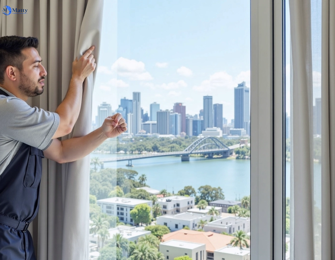 Professional curtain steam cleaning service dover-heights-nsw QLD by Matty Curtain Cleaning